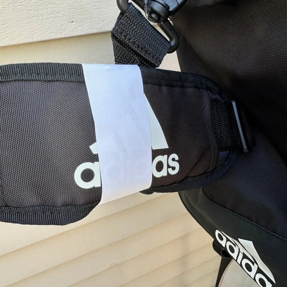 Adidas Defender IV Large Gym Training Duffel Bag Padded Carry Handles Black NWT